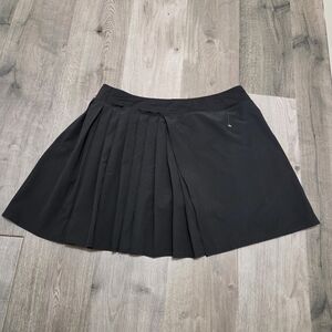 Lole Black Pleated Athletic Skirt